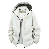 Veste Homme Mi Saison à Capuche Beige.