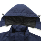 Veste Homme Mi Saison à Capuche Bleu