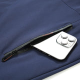 Veste Homme Mi Saison à Capuche Bleu