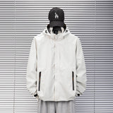 Veste Homme Mi Saison à Capuche Beige.