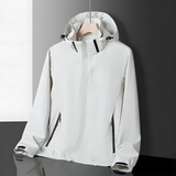 Veste Homme Mi Saison à Capuche Beige.