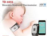 Thermomètre Enfant et Bébé Numérique Bluetooth portable | مقياس حرارة بلوتوث رقمي للأطفال والرضع